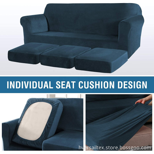Multi-Piece Stretch Sofa Couch Cover